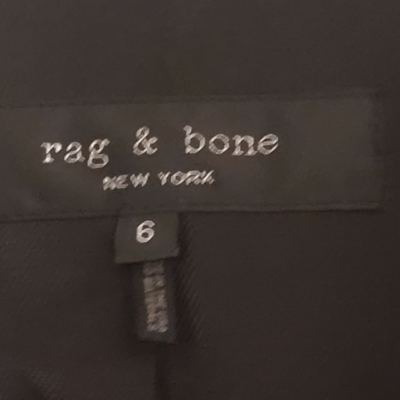 Rag & Bone Black Suit Blazer Jacket. Size 6 - Picture 6 of 8
